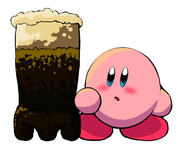 Producto - Sticker Kirby fernet