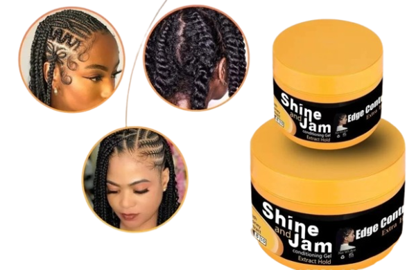 Producto - Gel y brillo Shine and Jam para trenzas LND 6/26