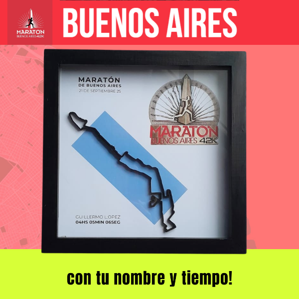 Producto - Cuadro Medallero 42K de Buenos Aires