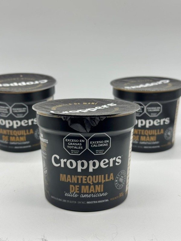 Producto - Mantequilla de maní Croppers (estilo americano) x 305 grs