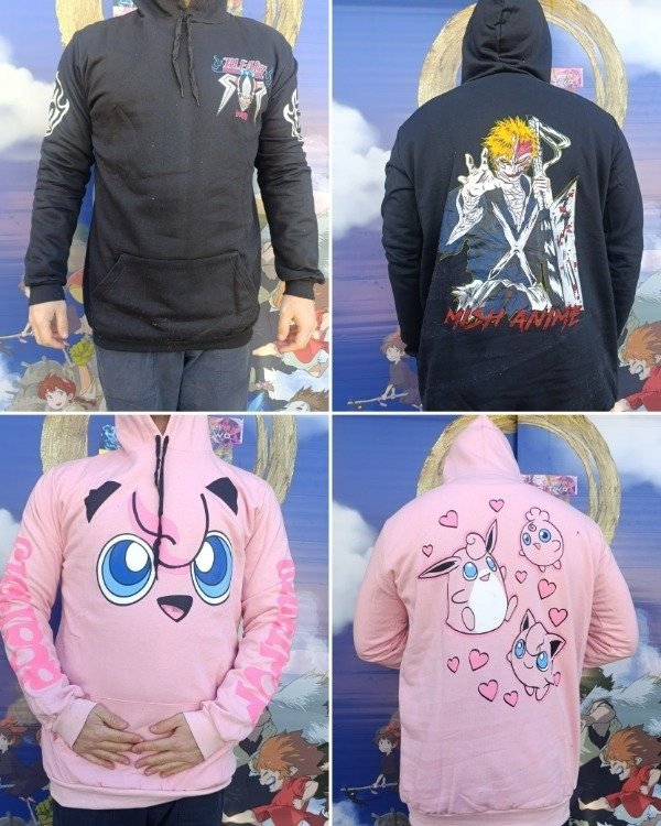 Producto - Buzos Oversize Pokemon y Bleach (Ingrese para elegir modelo)