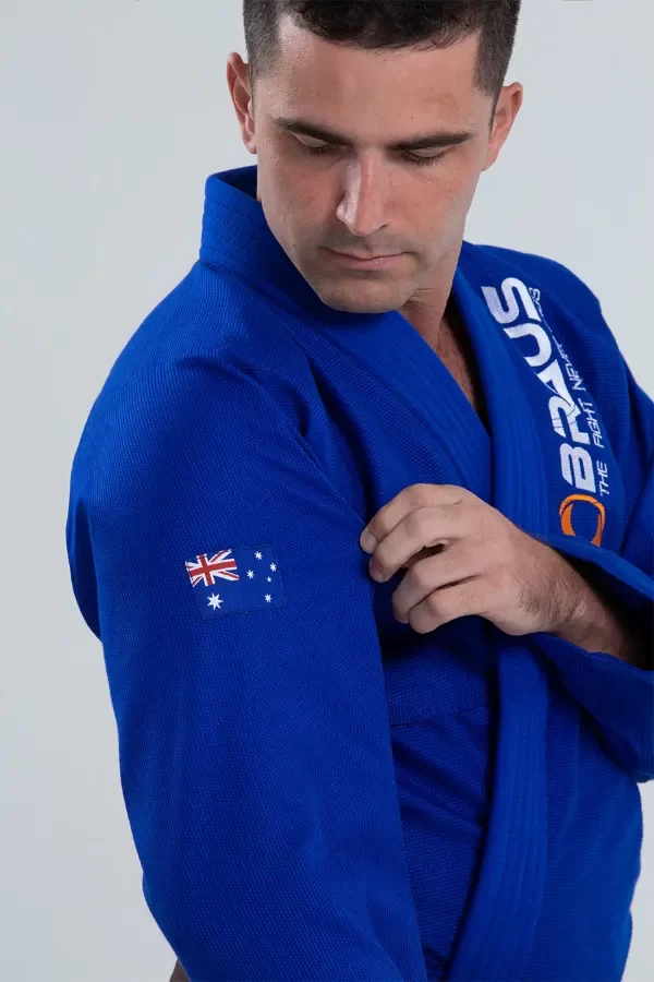 Producto - Kimono Pro Light Azul - Braus - 1