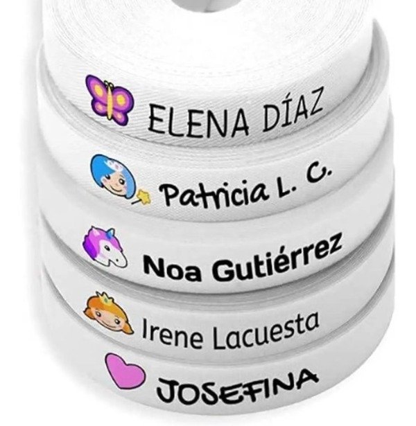 Producto - Cinta x 50 nombres termoadhesivos etiqueta ropa - 0