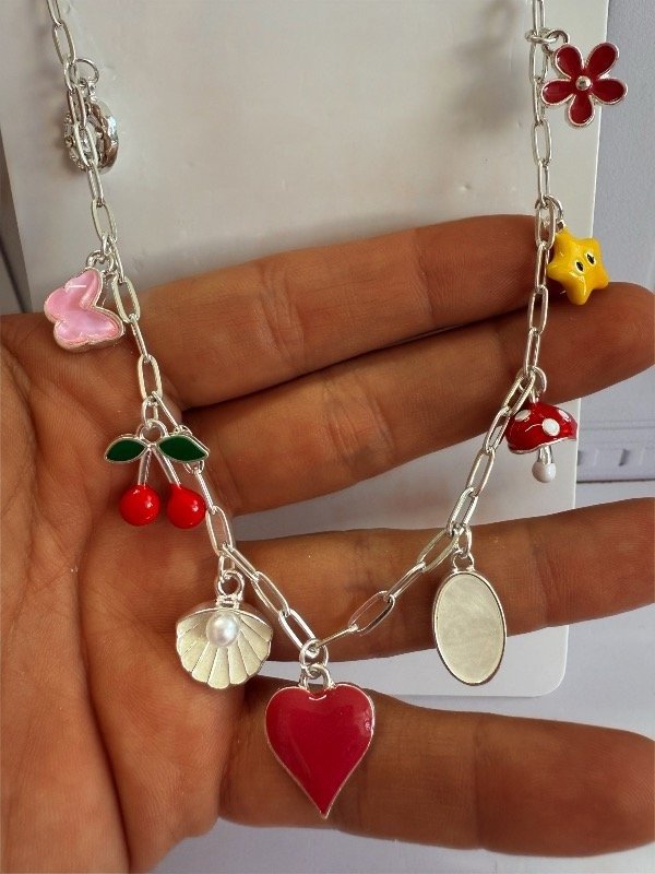 Producto - Cadena Multidije Silver Corazon ACADI844P