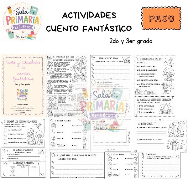 Producto - Actividades cuento fantástico