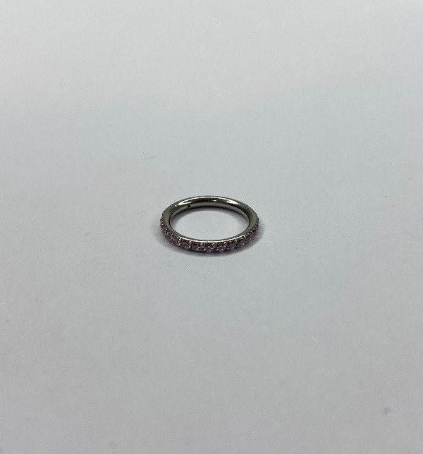 Producto - Clicker con strass laterales rosa