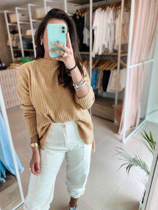Sweater Emma (camel) - Britta Online