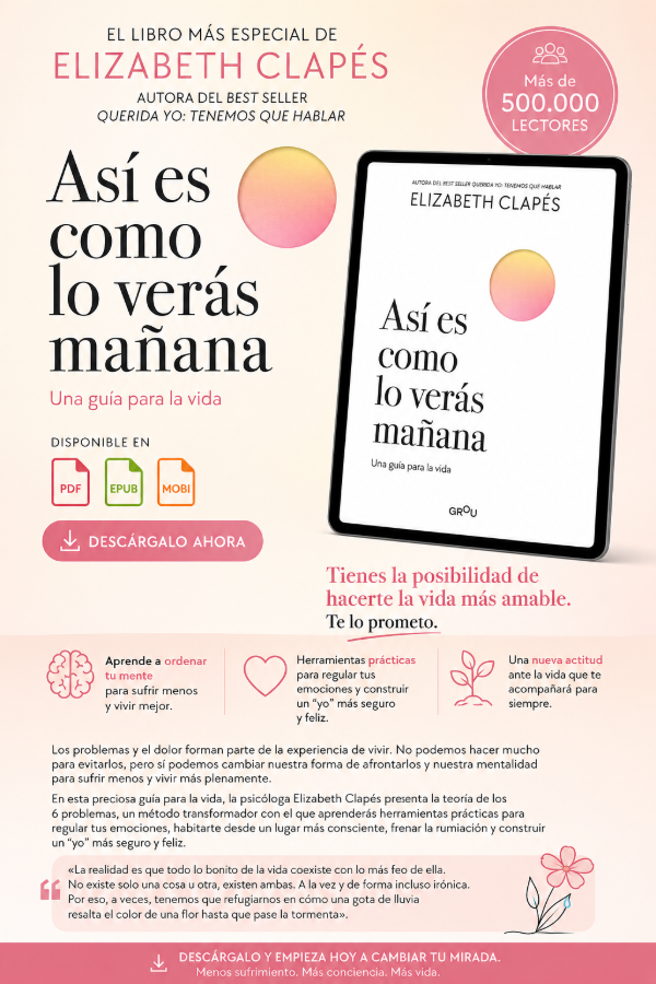 Producto - Así es como lo verás mañana: Una guía para la vida Elizabeth Clapés