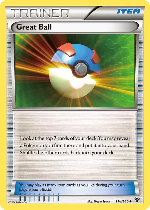 Producto - Great Ball - 118/146 - XY Base
