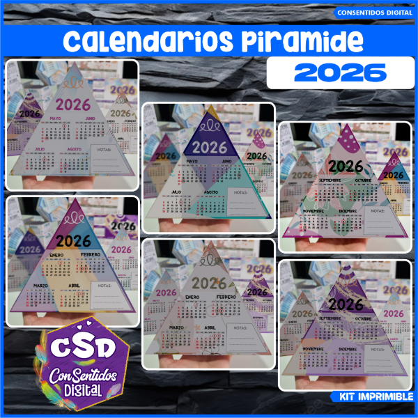 Producto - CALENDARIOS PIRAMIDE 2026