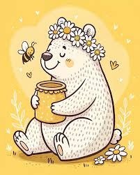 Producto - DIAMOND PAINTING 20X20 BASTIDOR M OSITO DISFRUTANDO DE LA MIEL