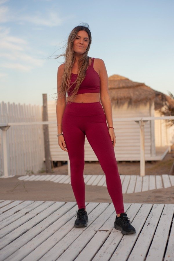 Producto - Leggins Emotion Bordo Carmesi