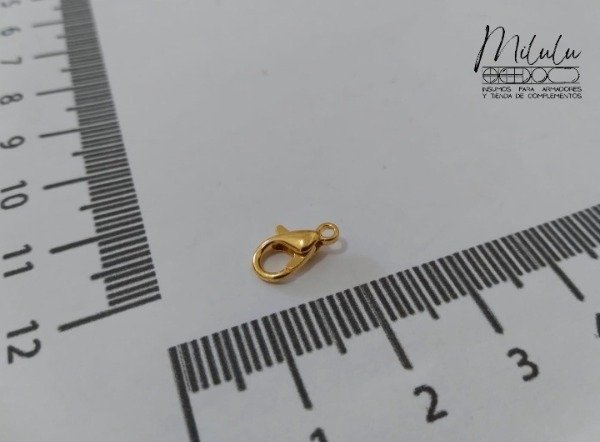 Producto - Mosquetón dorado 10mm