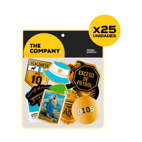 Producto - THE COMPANY STICKERS AFA GOLD