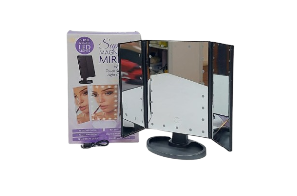 Producto - Espejo Luz Led con base y 3 paneles