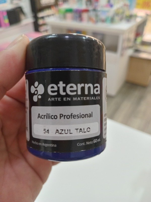 Producto - Acrilico profesional azul talo