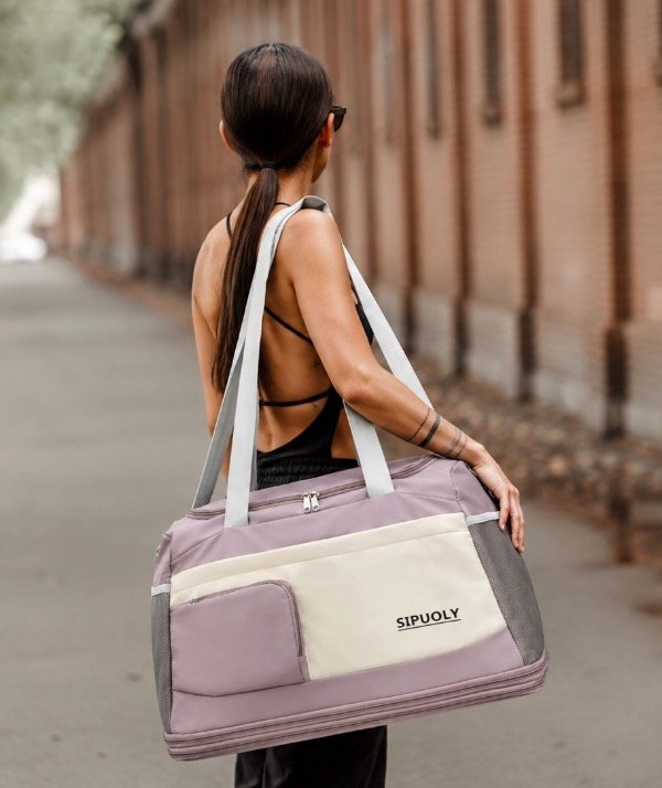 Producto - BOLSO DE VIAJE DOBLE EXTENSIÓN - LILA