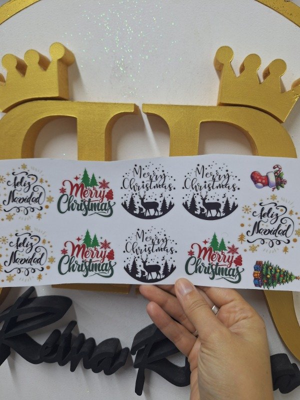 Producto - Vinilo navideño p/ borlas