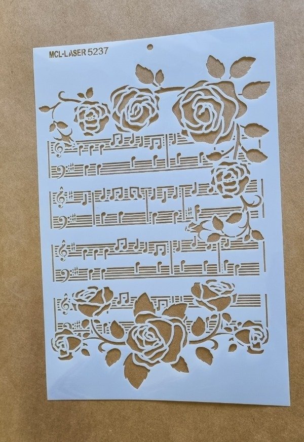 Producto - Pentagrama y rosas