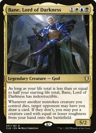 Producto - Bane, Lord of Darkness  Commander Legends: Battle for Baldur's Gate