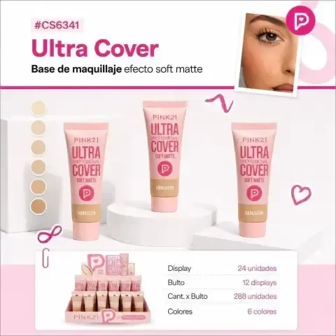 Producto - PINK 21 BASE LÍQUIDA POMO