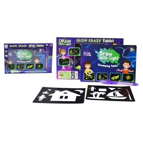 Producto - PIZARRA NEON 7" CON LAPIZ LUMINOSO EN CAJA 23X15CM