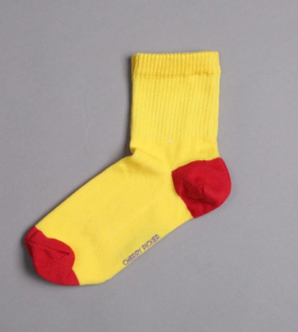 Producto - SOQUETE TERCIO BASIC CREW - AMARILLO