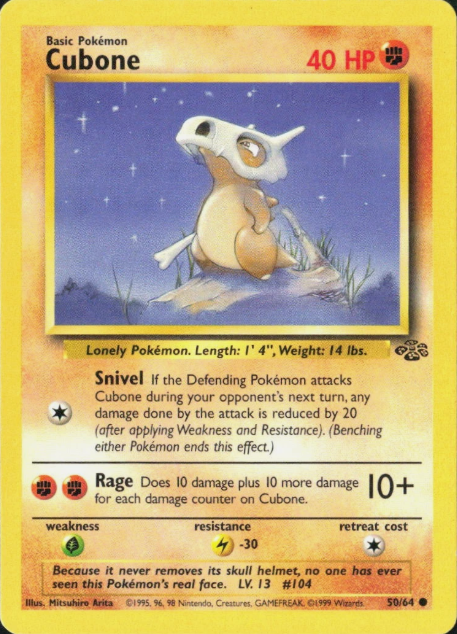 Producto - Cubone (50/64) [Jungle Unlimited]