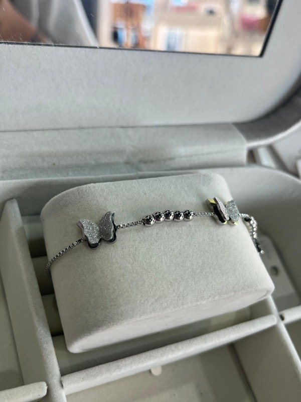 Producto - Pulsera butter plateada