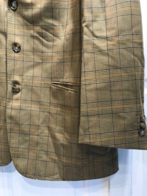Producto - Saco BUTTERWORTH cuadrille verde lineas- Talle XL/52-PRECIO: 60x - 2