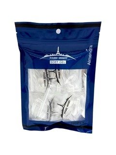 Producto - Tips Soft gel Paris Night bolsa azul Almendra x 500