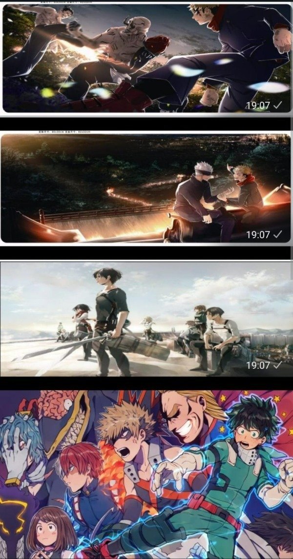 Producto - Mouse Pad Gamer 80cm x 30cm JuJutsu, Boku no hero, Attack