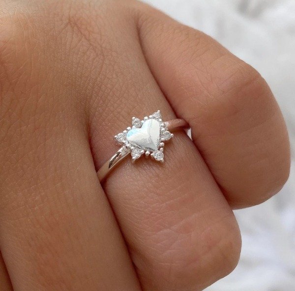 Producto - ANILLO HEART LOVED BRILLANTE T17