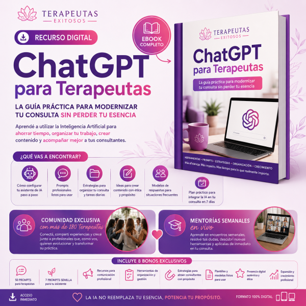 Producto - ChatGpt para Terapeutas + Comunidad + Mentorías