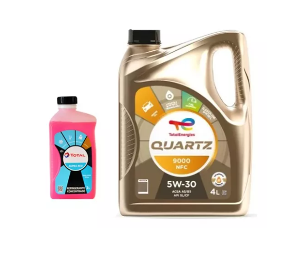 Producto - Aceite Total 5w30 + Refri Rojo