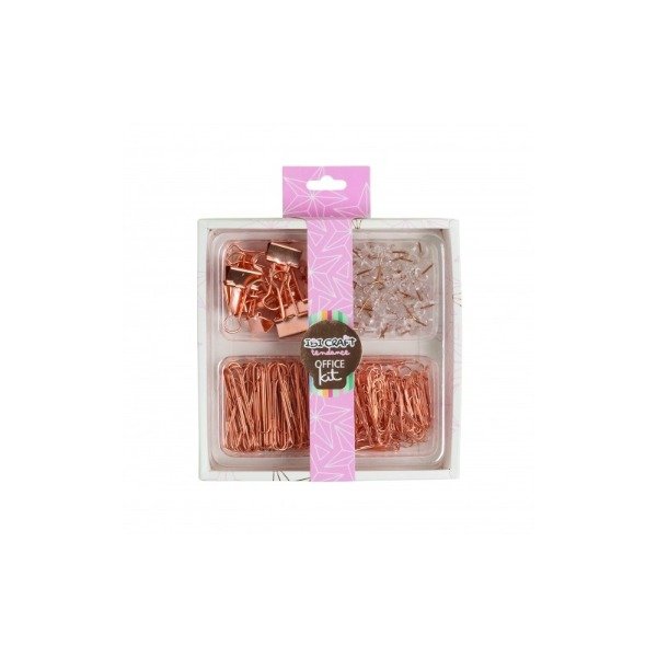 Producto - SET IBI CRAF CHINCHE/BINDER/CLIP GOLDEN ROSE