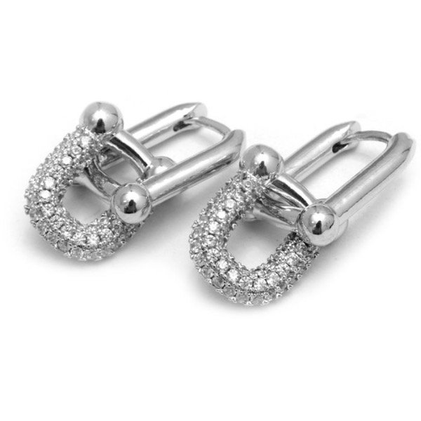 Producto - Aros cubanos italiano con micropave 1,5Cm