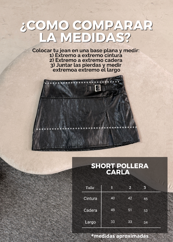 Producto - Short Pollera Carla - 2
