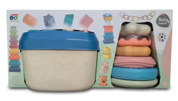 Producto - Balde Encastrable Torre y Mascotas - Baby Favorite