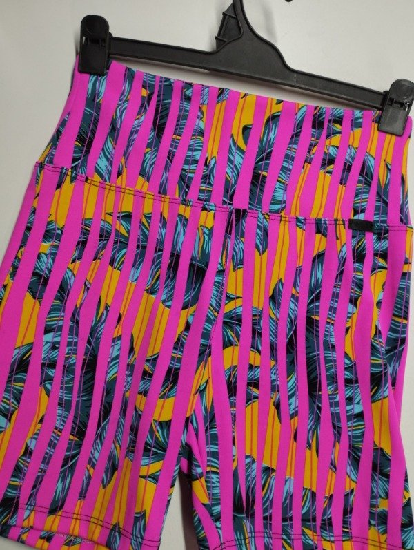 Producto - Biker poliamida rayas y flores