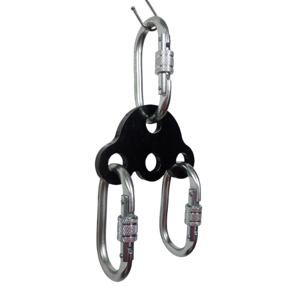 Producto - Placa trianclaje + mosquetones - 1