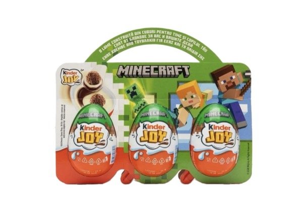 Producto - Kinder joy minecraft pack x3