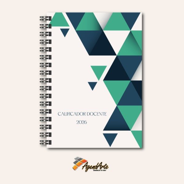 Producto - Calificadores Docentes 10 Cursos - Tapa Dura A5 - Diseño 3