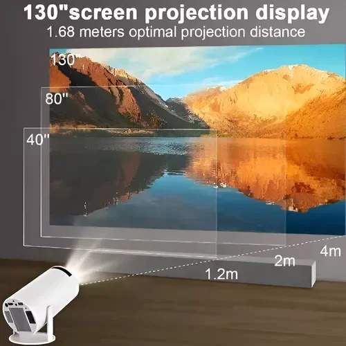 Producto - Proyector mini ULTRAHD HY-300 8000lm blanco 220V - 1