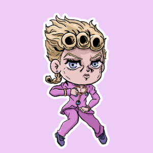Producto - Stickers en Vinilo - Jojos - Giorno