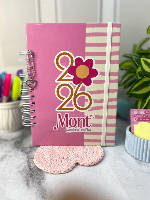 Producto - Agenda 2026 2 días x pag con horarios