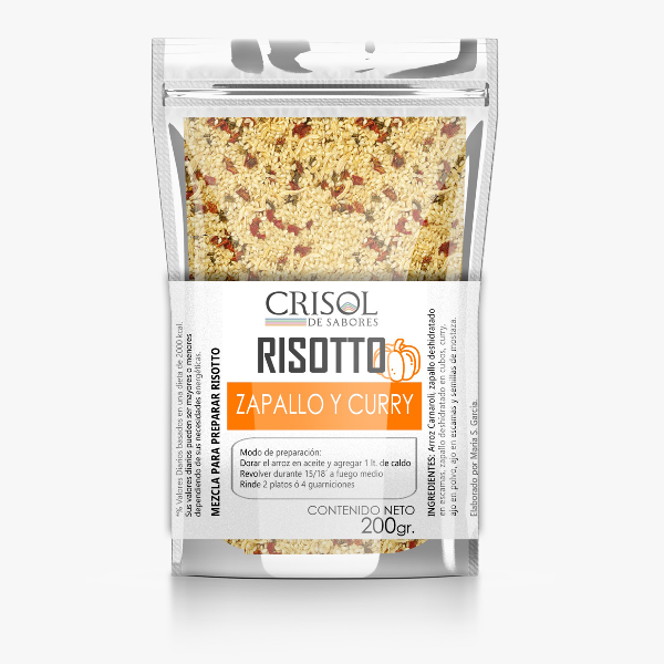 Producto - Zapallo y curry