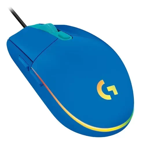 Producto - Mouse De Juego Logitech G Series Lightsync G203 Blue