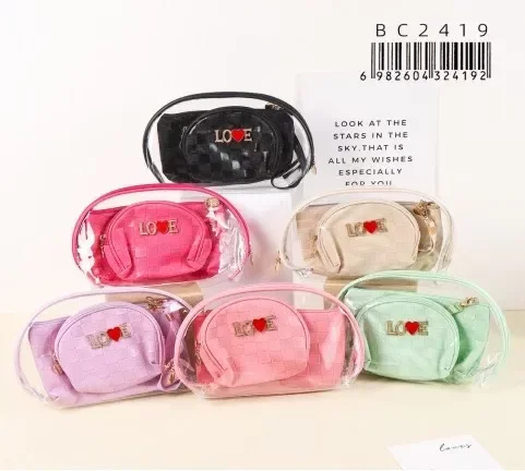 Producto - SET DE NECESER DUO TRANSPARENTE