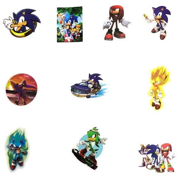 Producto - Stickers Sonic The Hedgehog Pack x 50 unidades - 4
